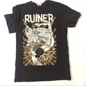 Ruiner Hardcore Wolf Shirt Mens S